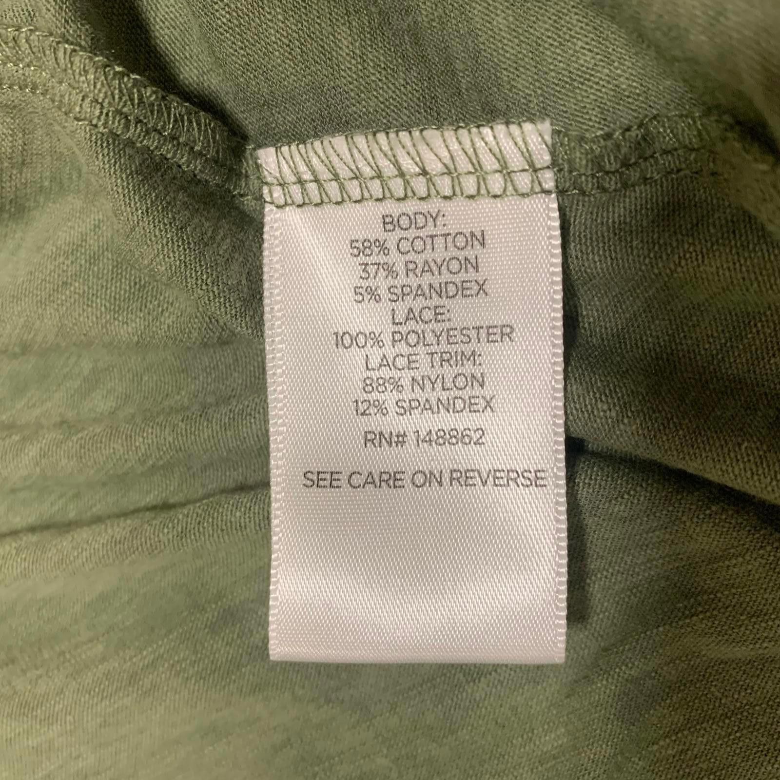 Other Torrid Super Soft Slub Jersey Women's Top Size 2 Olive Green Size XS / US 0-2 / IT 36-38 - 11 Thumbnail