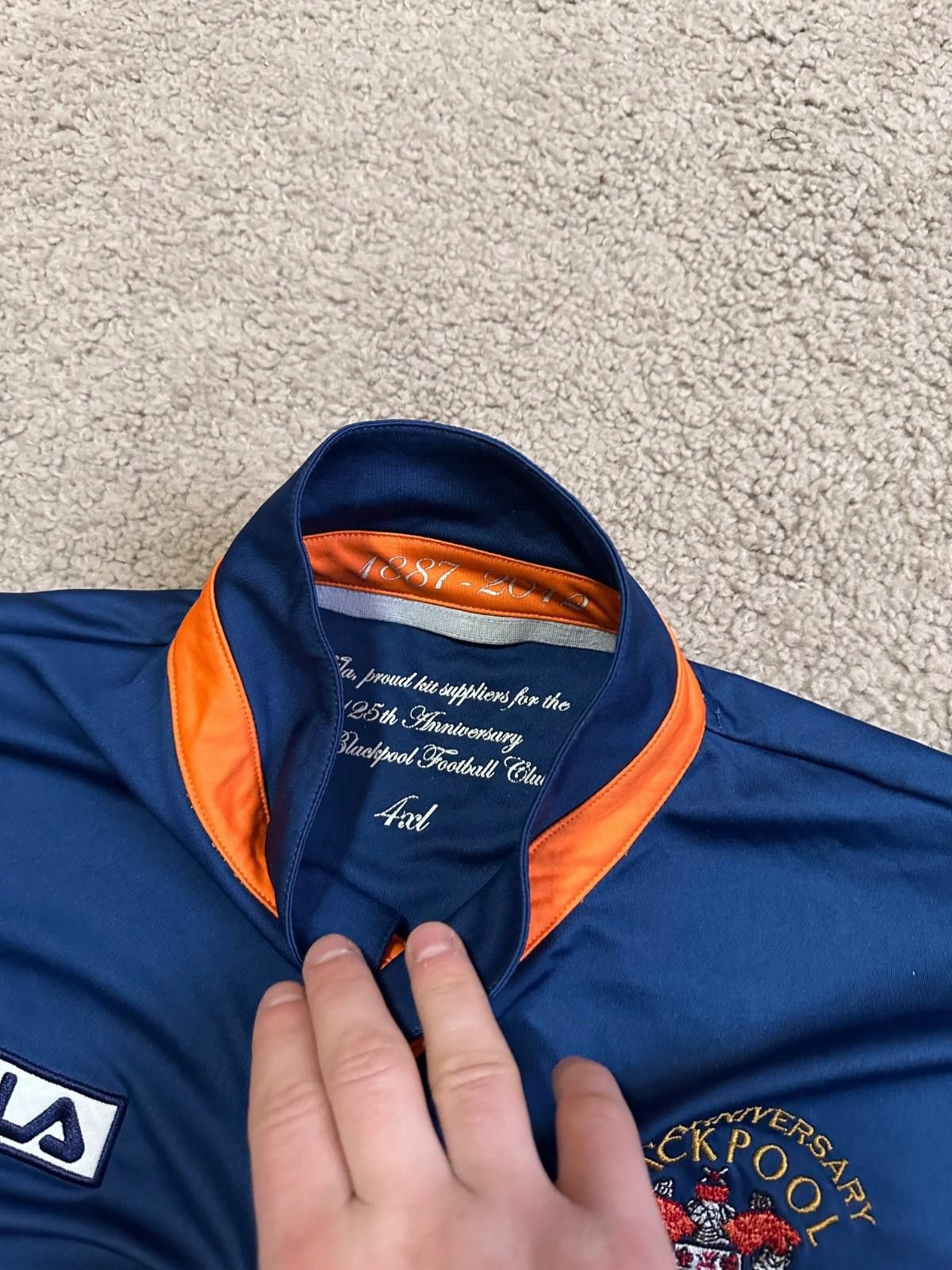 Fila BLACKPOOL 2012/2013 THIRD FOOTBALL SHIRT JERSEY FILA Size ONE SIZE - 5 Thumbnail