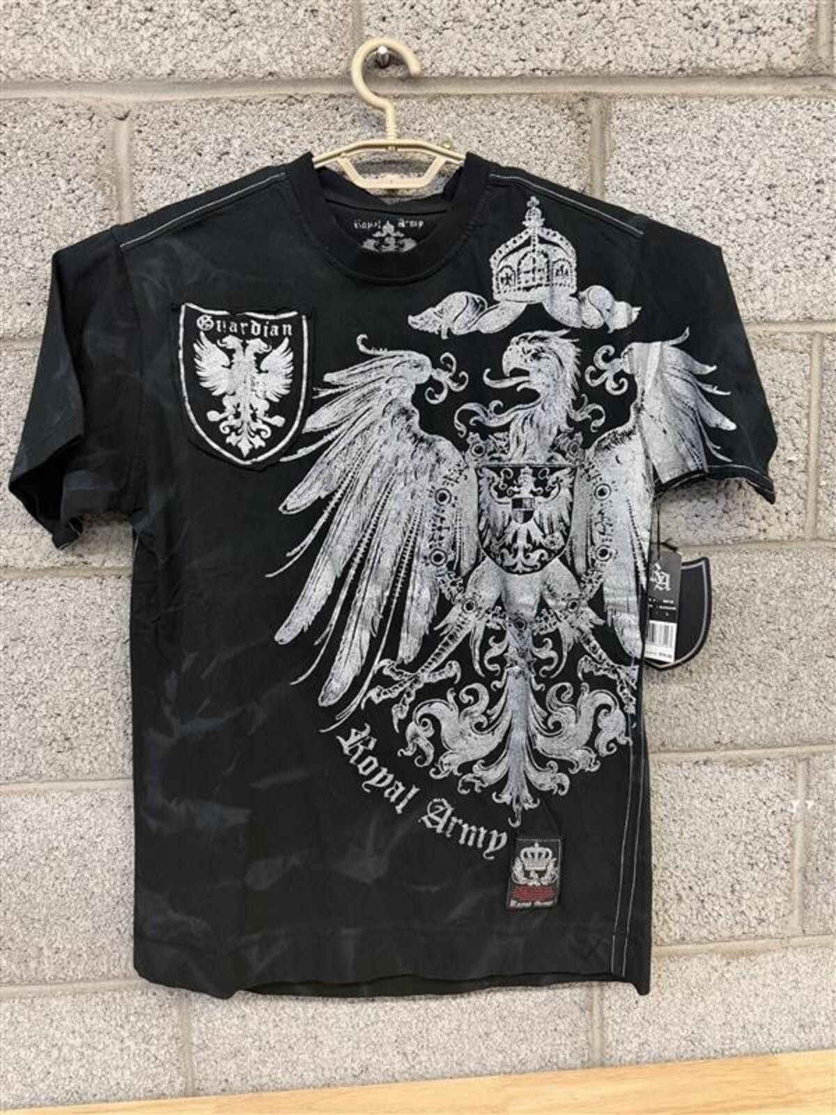 Other 2023 Royal Army Eagle Crest Graphic Tee Deadstock Size L Y2K Size US L / EU 52-54 / 3 - 1 Thumbnail