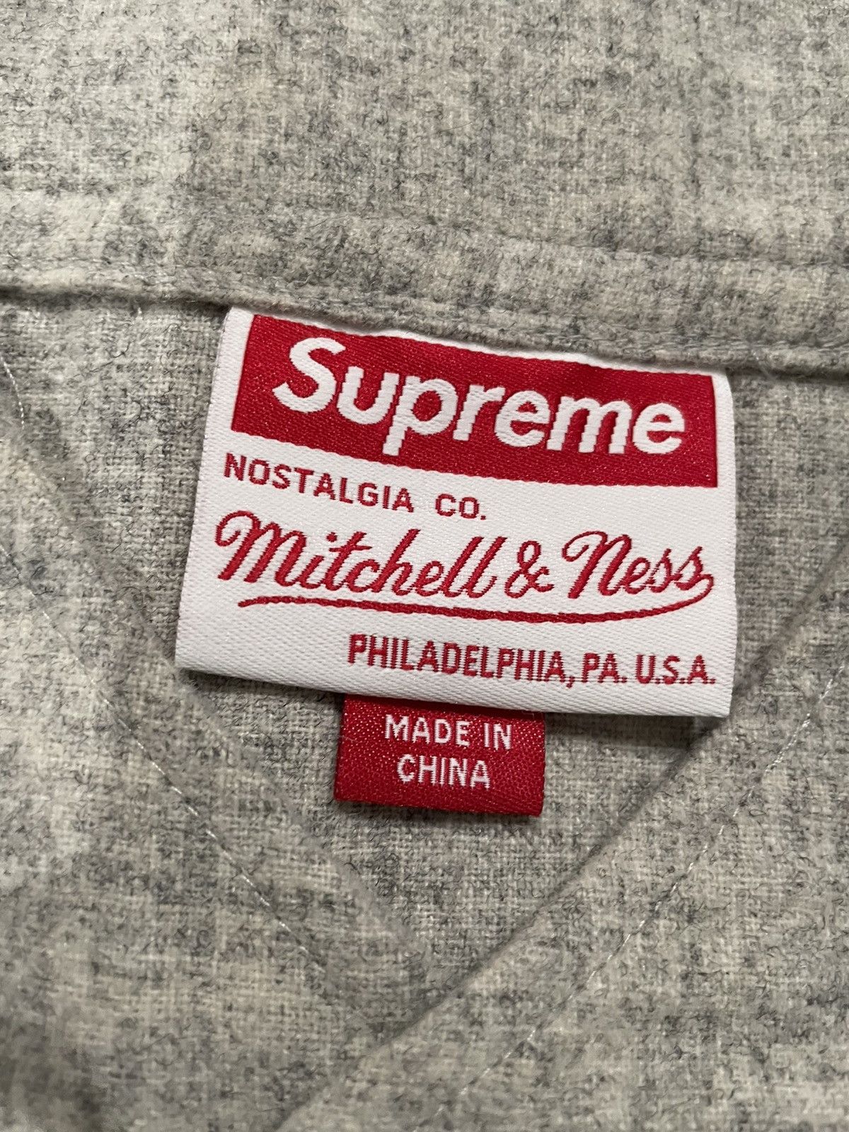 Supreme Supreme Mitchell & Ness Wool Baseball Jersey (Medium) Size US M / EU 48-50 / 2 - 4 Thumbnail