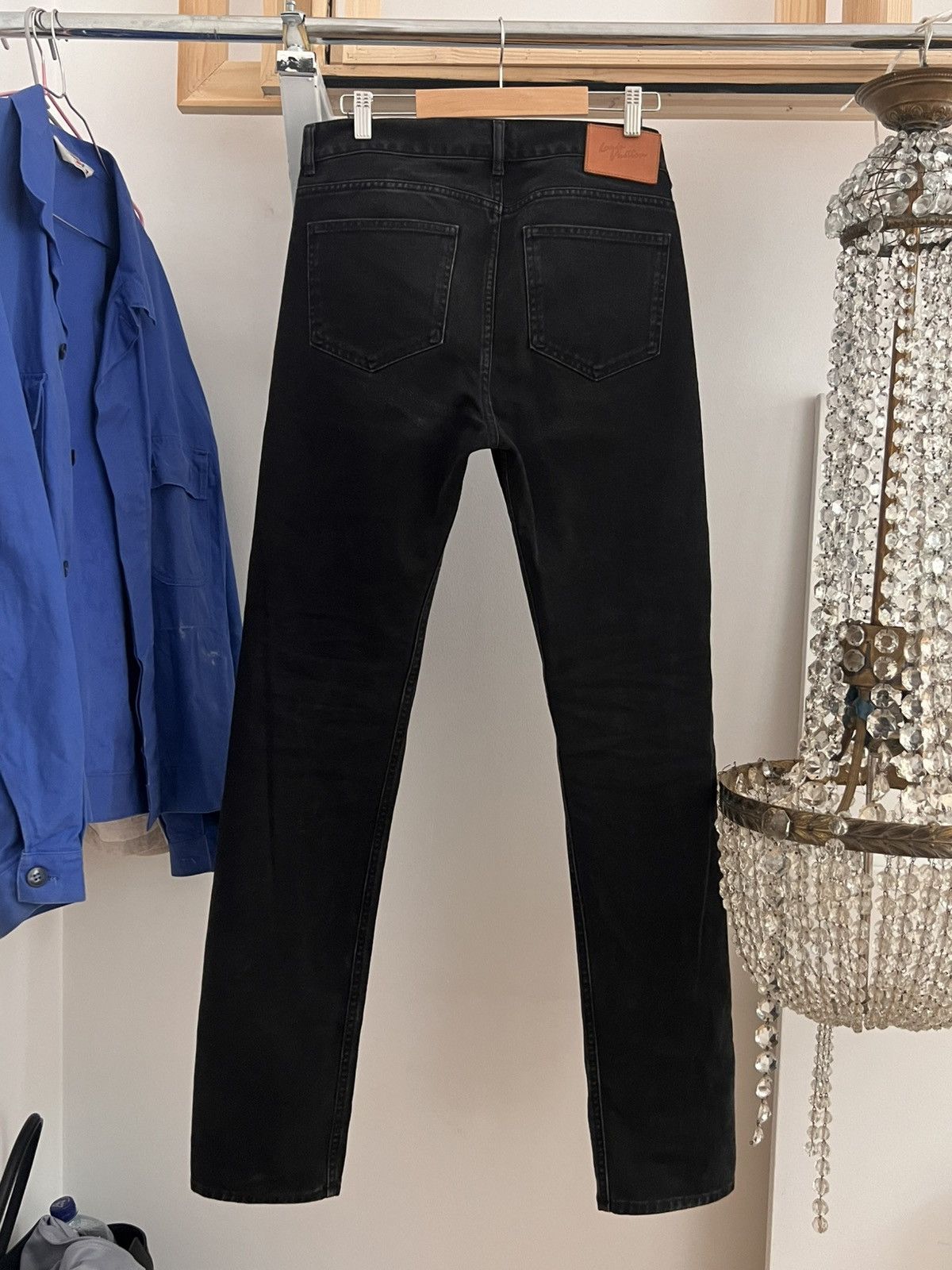Louis Vuitton Louis Vuitton Black Slim Denim Jeans Size US 30 / EU 46 - 2 Thumbnail