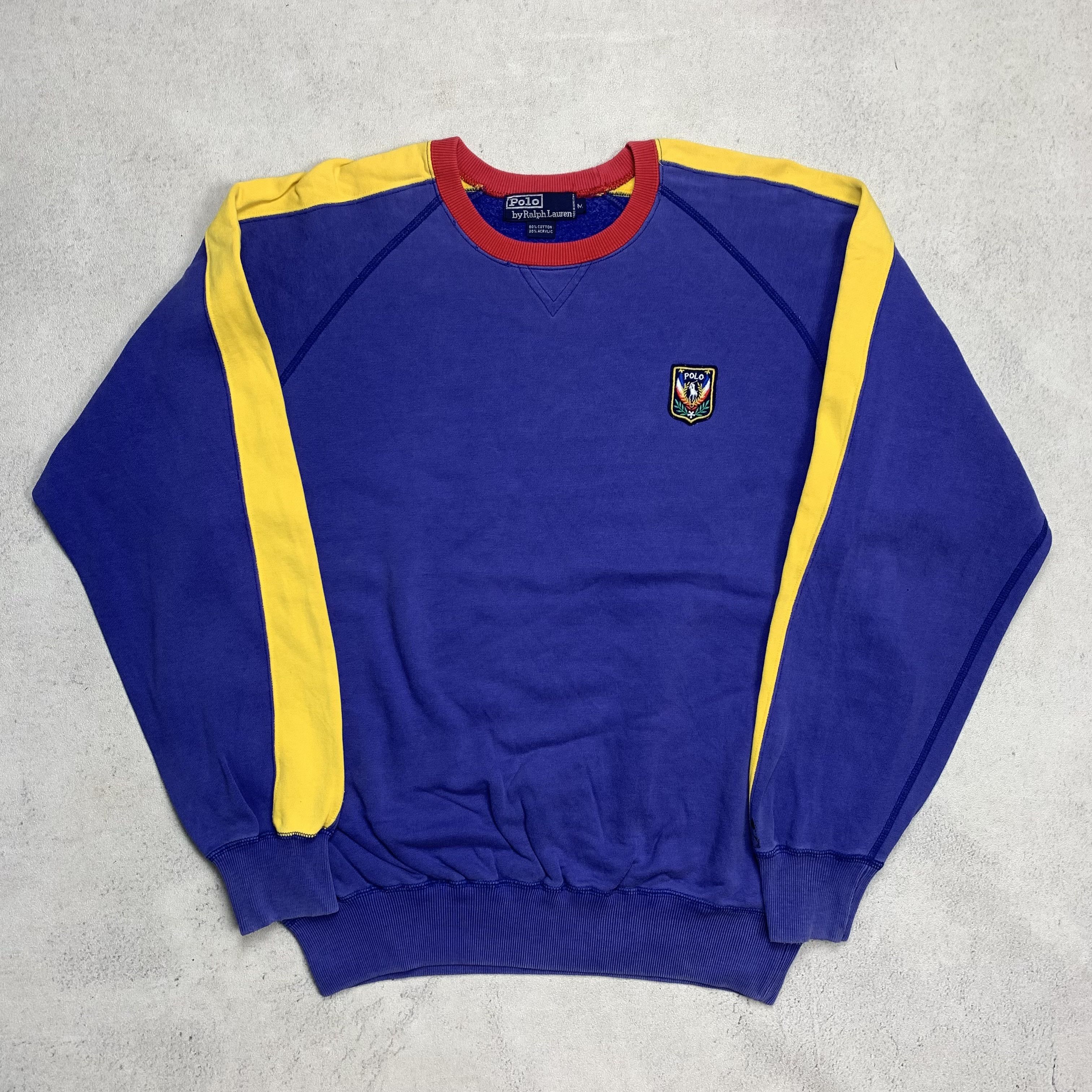 Polo Ralph Lauren Vintage Polo Ralph Lauren Crest Logo Sweatshirt Crewneck Size US M / EU 48-50 / 2 - 1 Thumbnail
