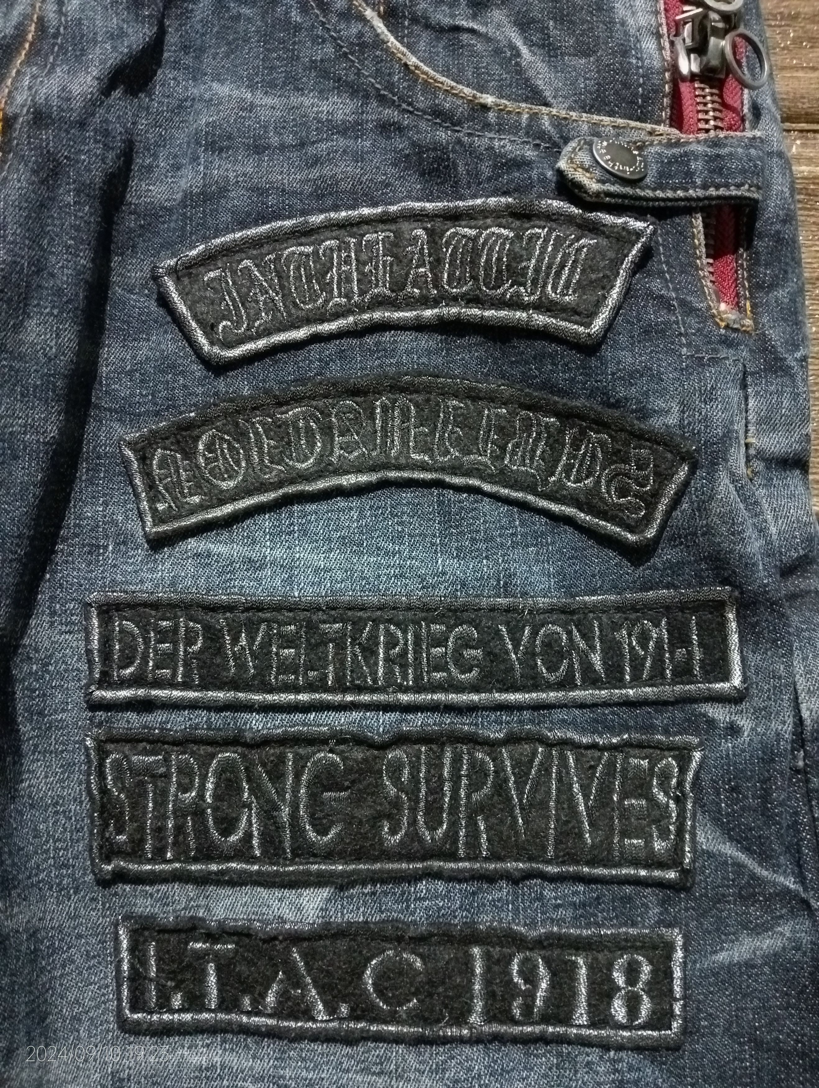In The Attic Vintage Gothic Punk In The Attic Jeans Size US 34 / EU 50 - 7 Thumbnail