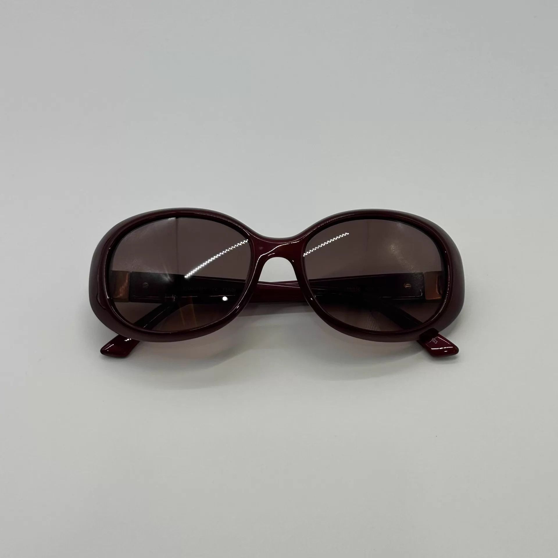 Fendi Fendi Vintage Logo Tortoiseshell Acetate Sunglasses Size ONE SIZE - 5 Thumbnail