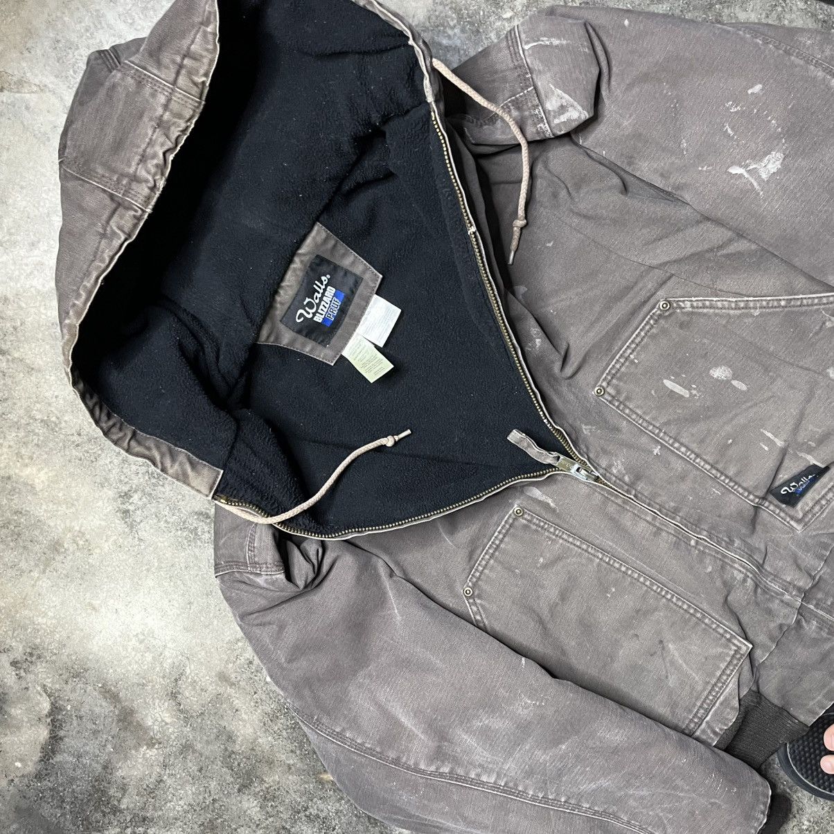 Vintage vintage carhartt style zip up distressed jacket Size US L / EU 52-54 / 3 - 6 Thumbnail