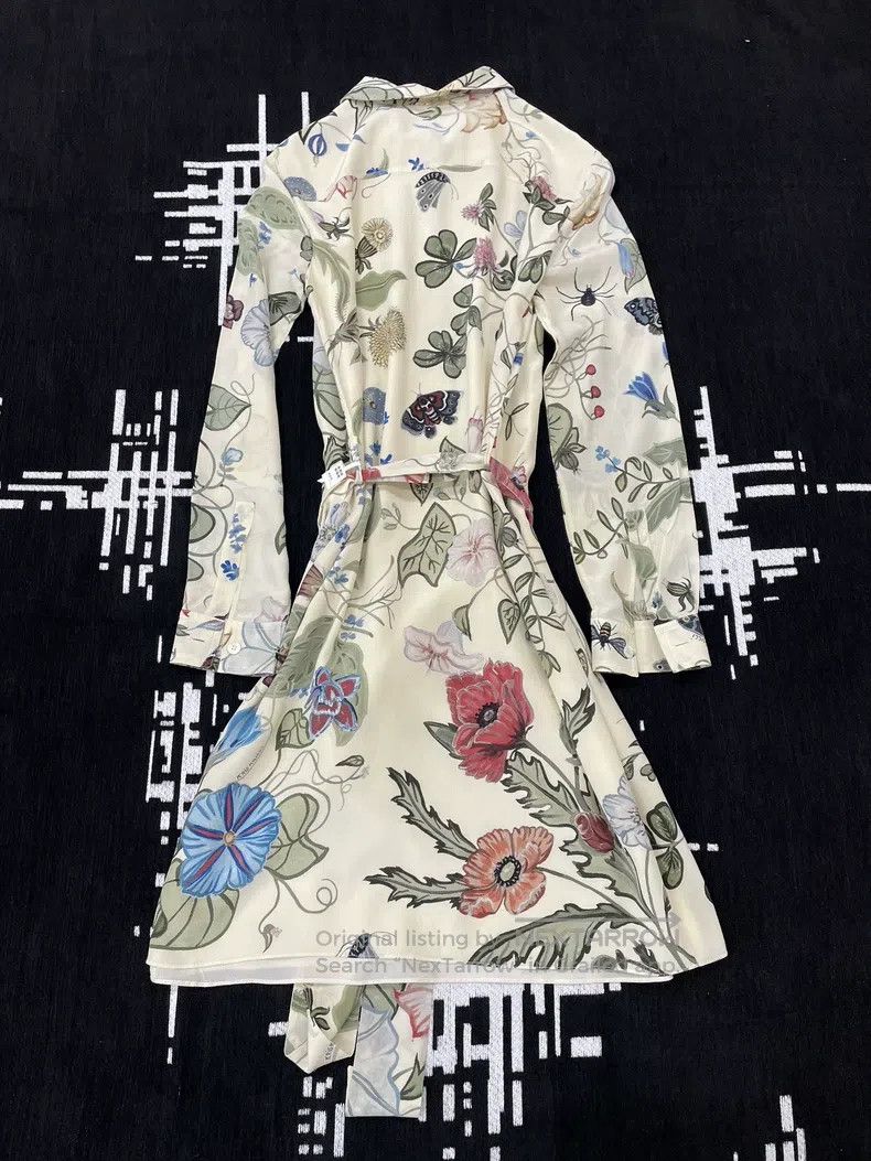 Gucci Gucci Floral print dress Size XS / US 0-2 / IT 36-38 - 3 Thumbnail
