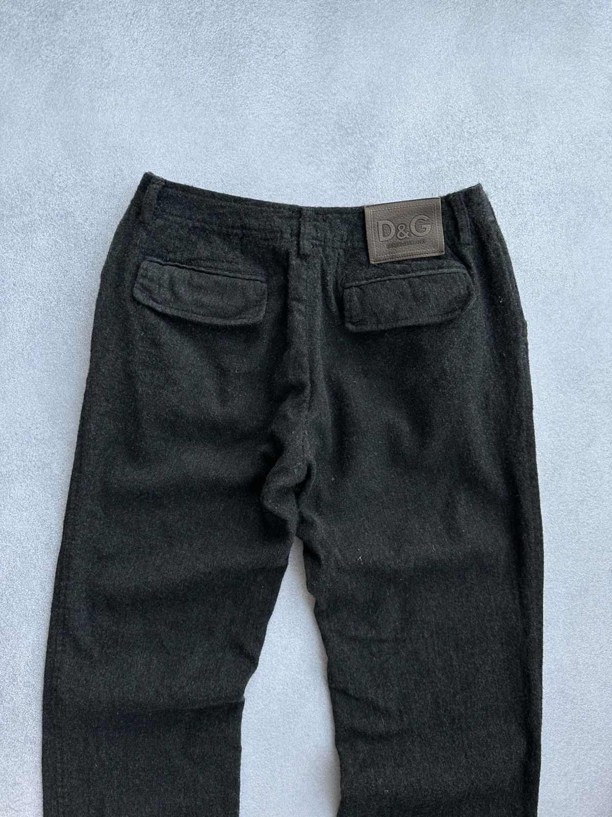 Dolce & Gabbana × Vintage Vintage Dolce&Gabbana Woman Wool Black Straight Pants Size US 34 / EU 50 - 12 Thumbnail