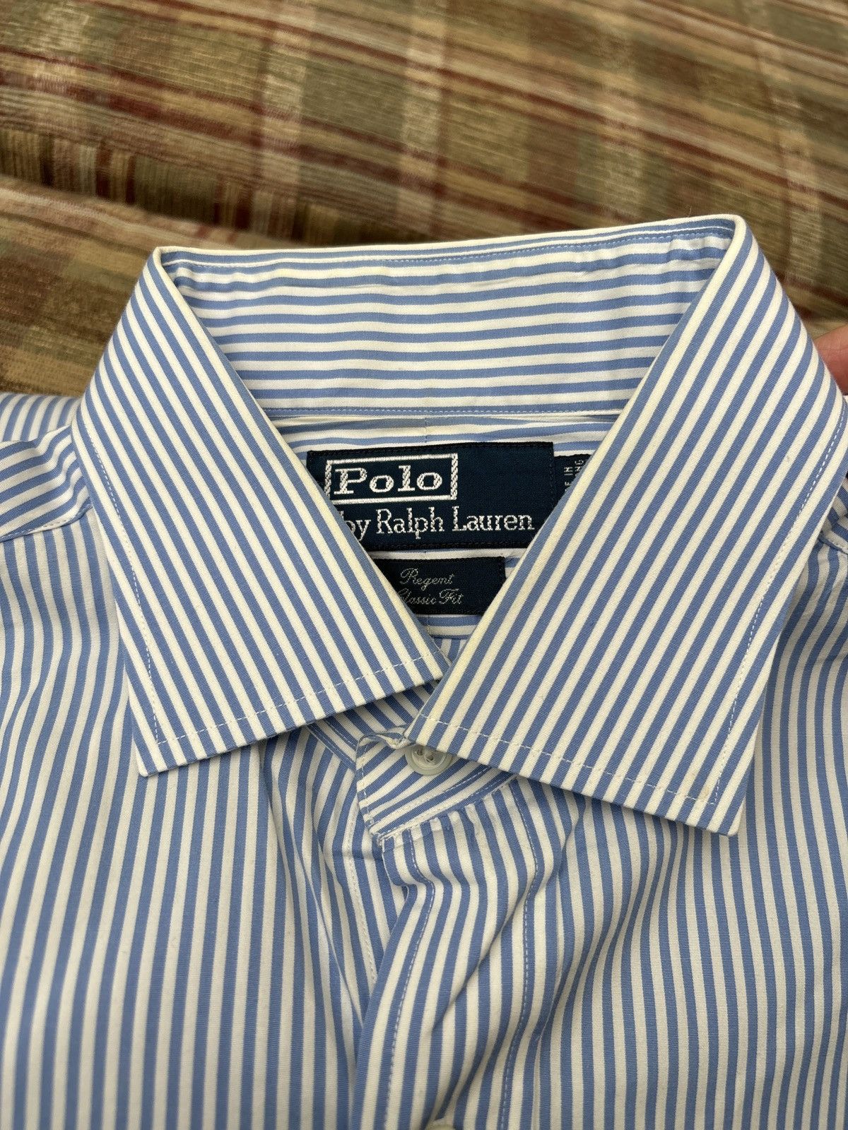 Polo Ralph Lauren Ralph Lauren button down navy & white Size US XXS / EU 40 - 3 Thumbnail
