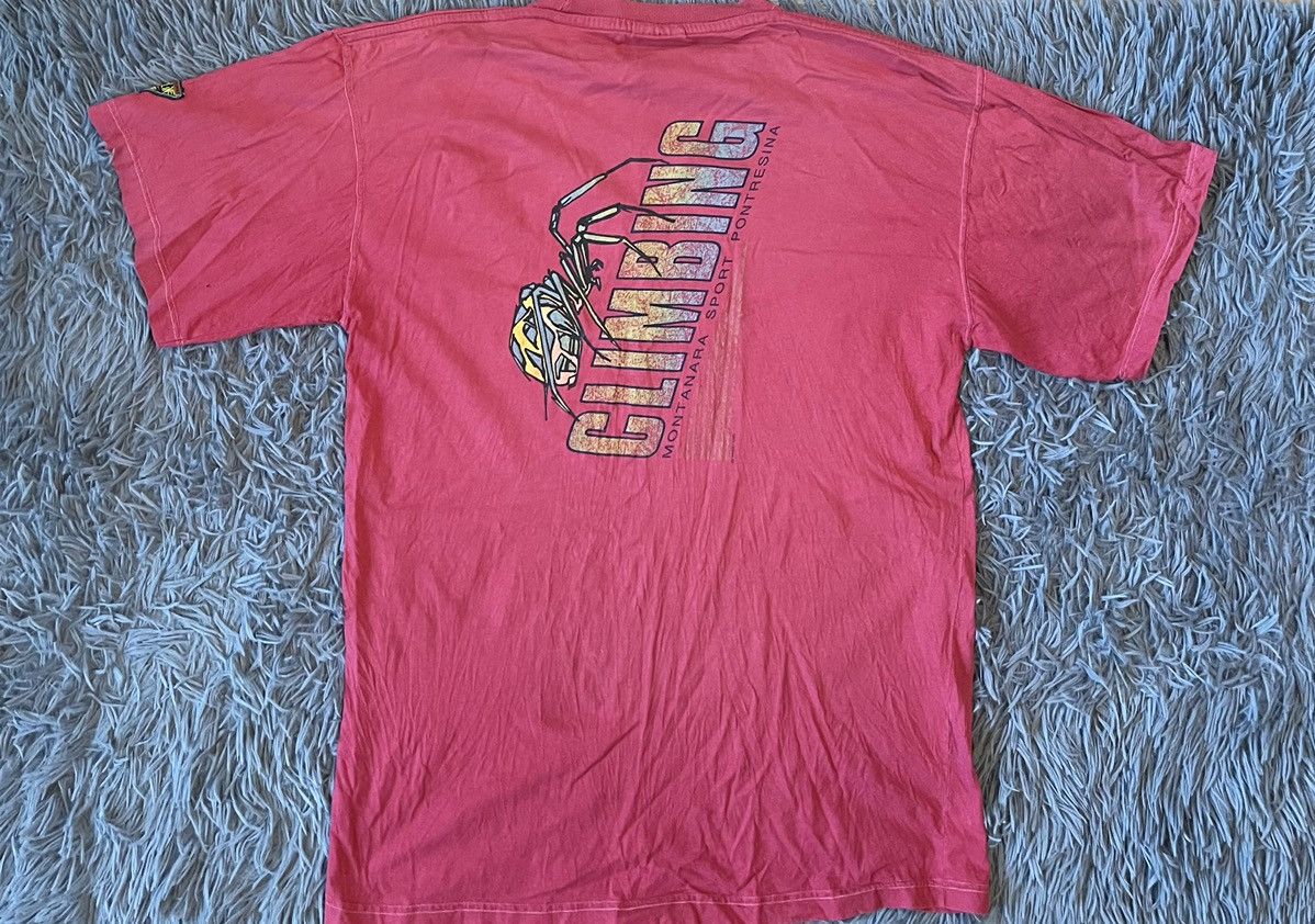 Vintage 🕷️ 🧗‍♀️ Sweet Line Gang 90s vintage climbing Montanara t-shirt Size US XL / EU 56 / 4 - 1 Thumbnail