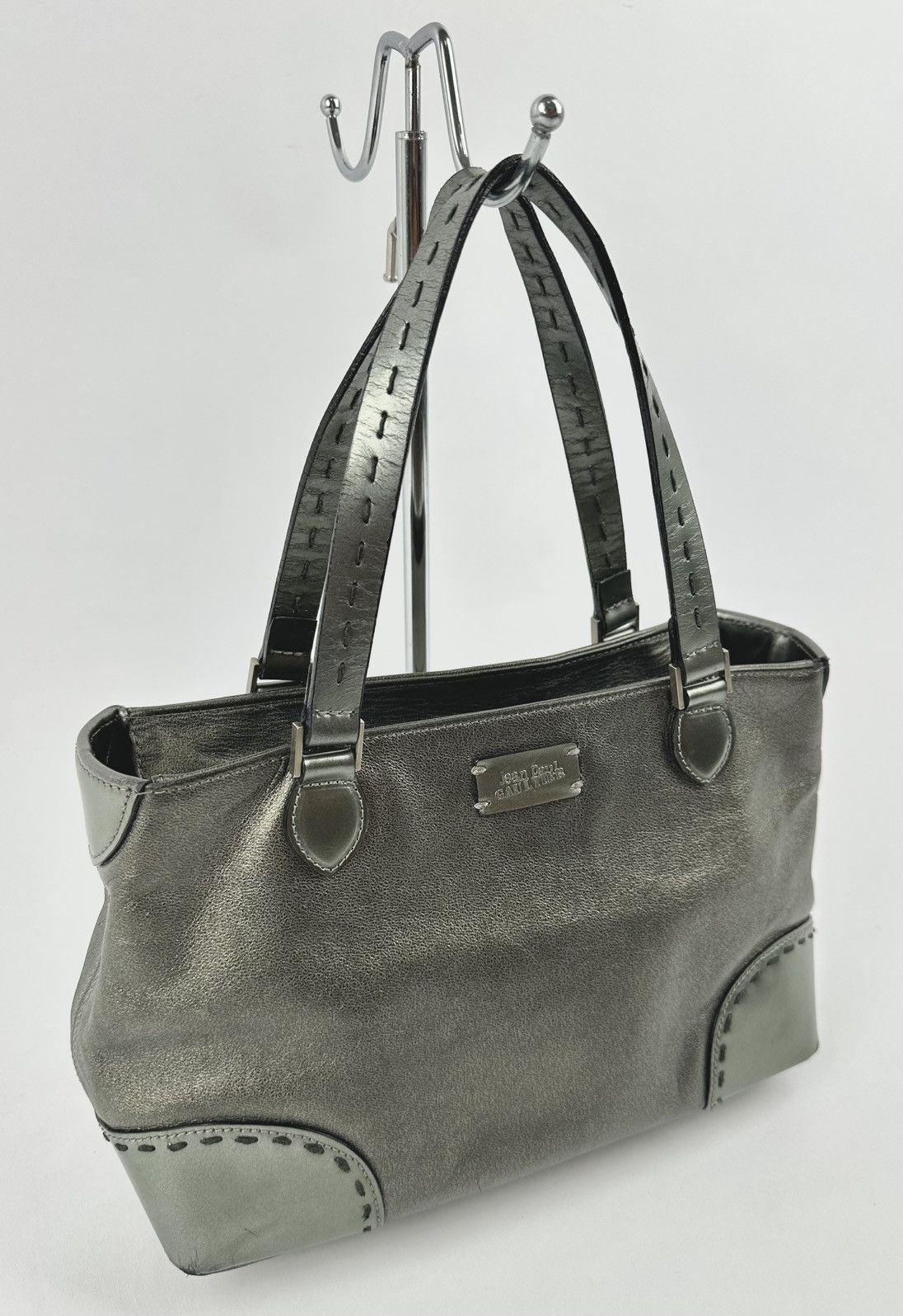 Jean Paul Gaultier Jean Paul Gaultier- Hand / Tote bag Silver Metallic Color Size ONE SIZE - 4 Thumbnail