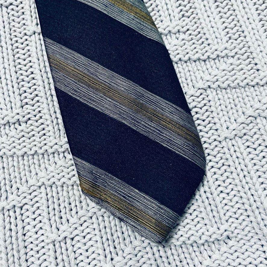 Vintage Vintage Ohrbach's black striped skinny tie Size ONE SIZE - 2 Thumbnail