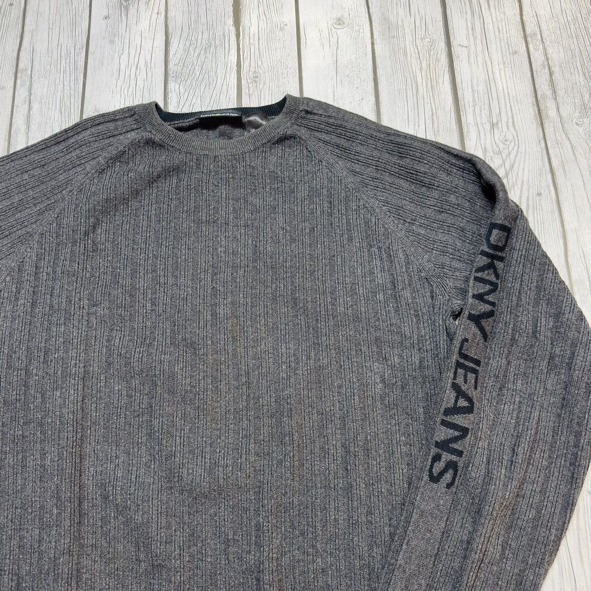 DKNY × Vintage Vintage DKNY Jeans sweater Size US L / EU 52-54 / 3 - 3 Thumbnail