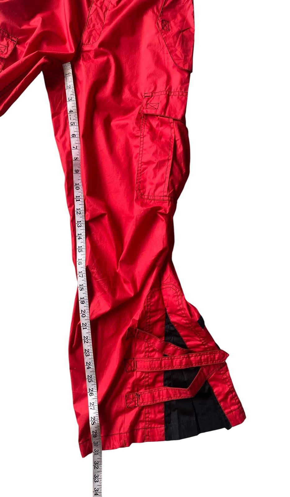 Japanese Brand Y2k Vintage UFO Parachute Cargo Bondage Baggy Pant Size US 31 - 13 Thumbnail