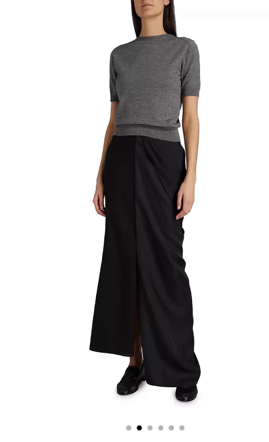 The Row the row mixed fabric one side pleated skirt size 4 Size 27" / US 4 / IT 40 - 7 Thumbnail