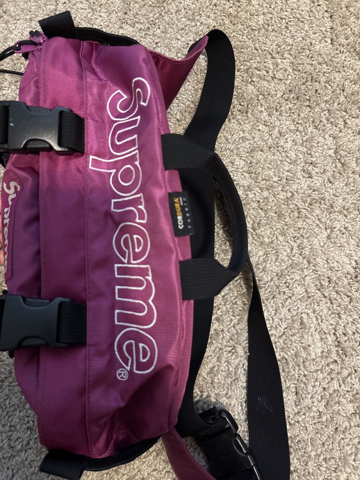 Supreme 🎱🎱 NWT Supreme SS18 black fanny pack cross-body waistbag