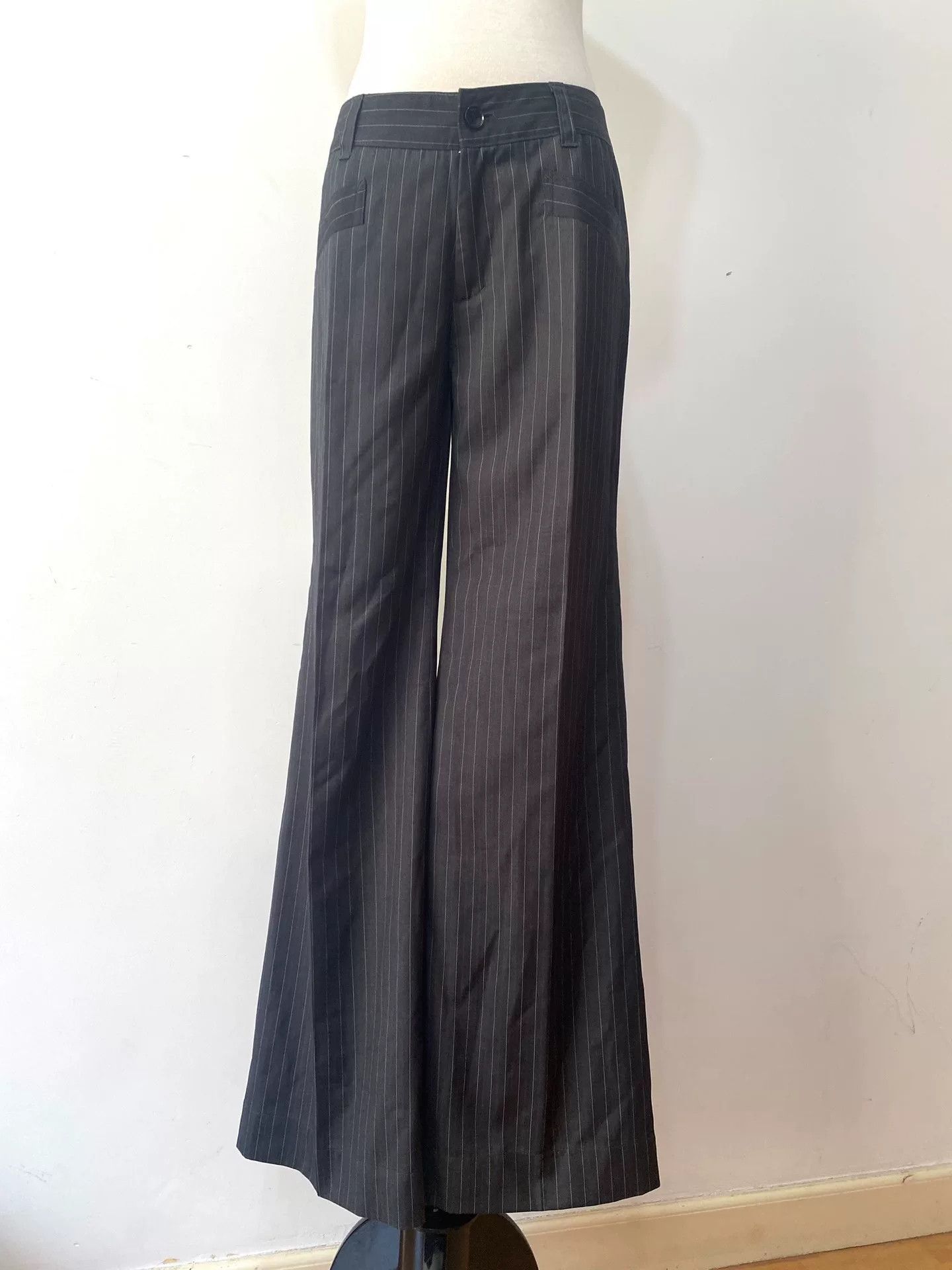 Vivienne Westwood Tornado Mart Wide-Leg Suit Trousers Size 26" / US 2 / IT 38 - 1 Thumbnail