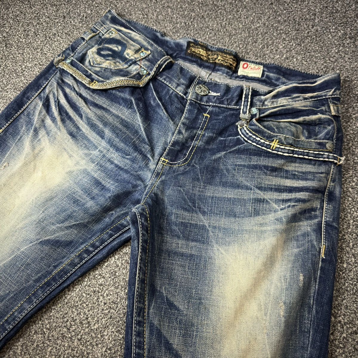 Hysteric Glamour Flared Opium Studio PR Distressed Denim Archive y2k Style Size US 34 / EU 50 - 3 Thumbnail