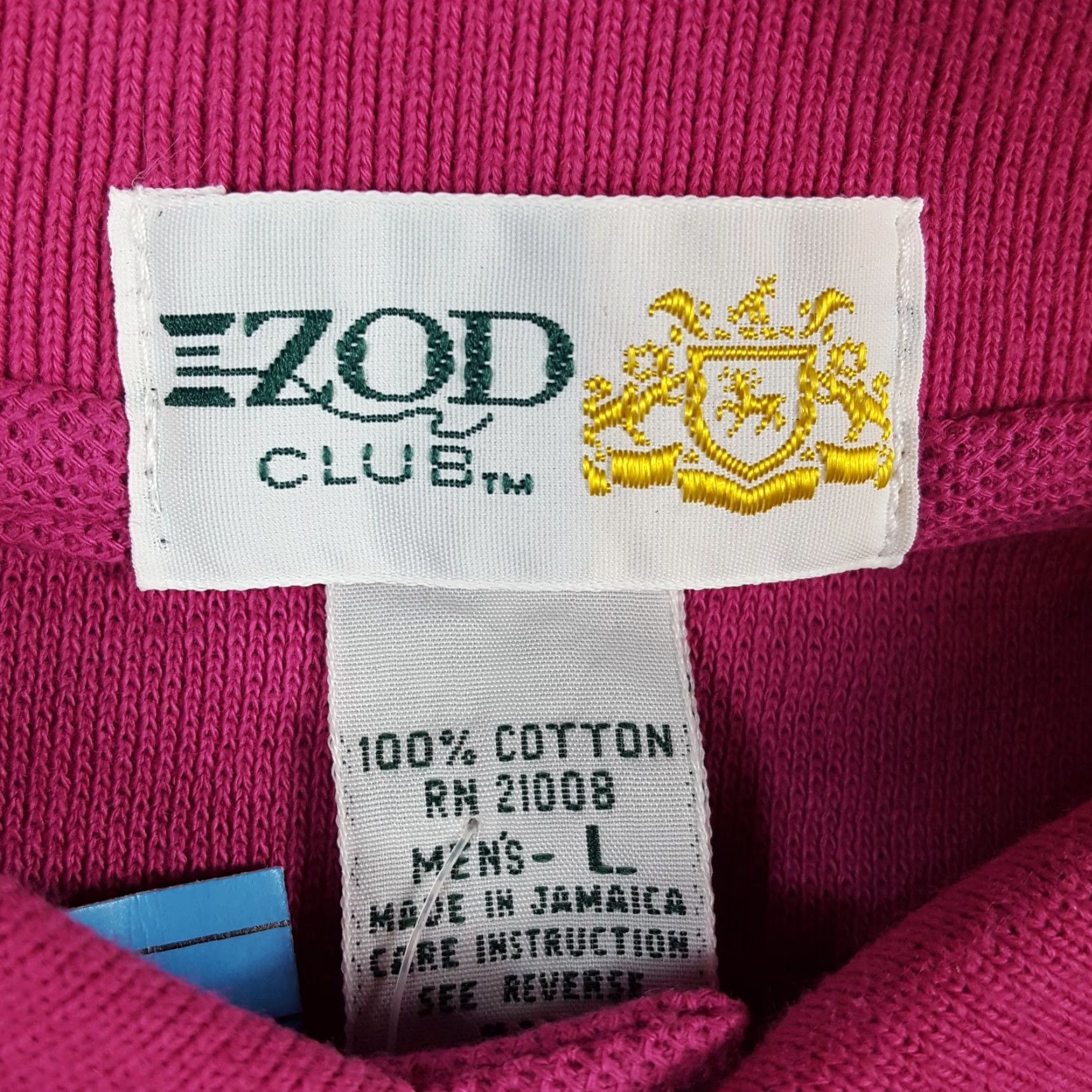 Izod VINTAGE IZOD Polo Shirt Men's L Pink Golf Collared 2000s Button Short Sleeve Preppy Y2K 90s Beach Classic Rock Punk Surf Brand IZOD - Shirt Size US L / EU 52-54 / 3 - 6 Thumbnail