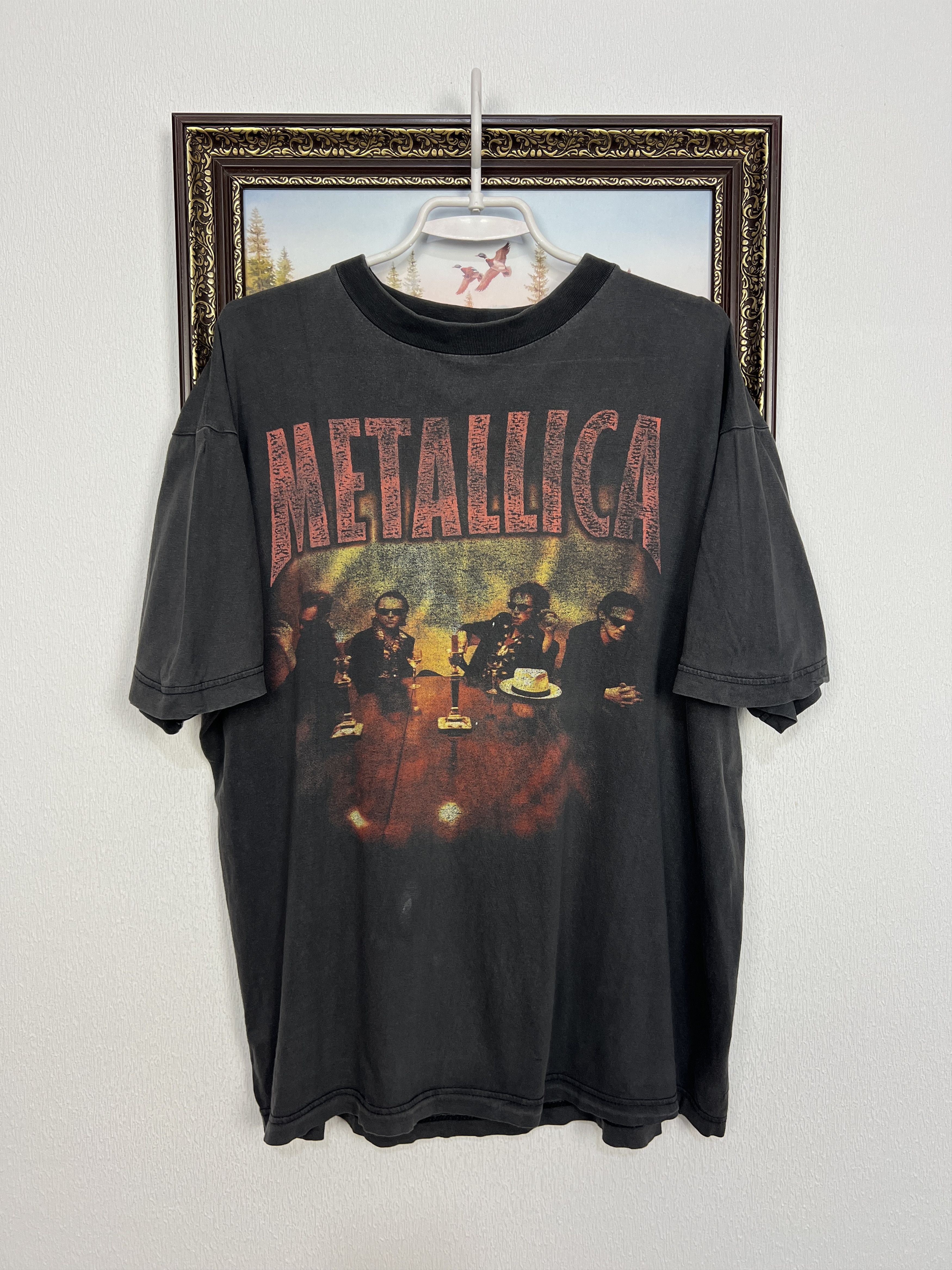 Vintage Metallica Load Tour Over Print Band Shirt Tee Rare Hype Size US XL / EU 56 / 4 - 1 Thumbnail