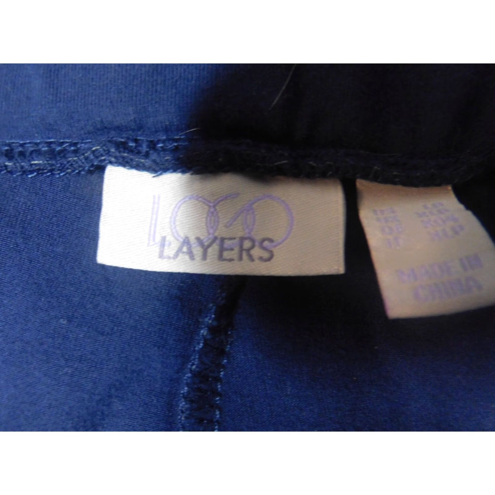 Vintage LOGO by Lori Goldstein Legging Leggings Petites Womens blue stretch 34 in PL Blue Ankle Inseam 26 in Stretch Logo Womens Size 24" / US 00 / IT 34 - 3 Thumbnail