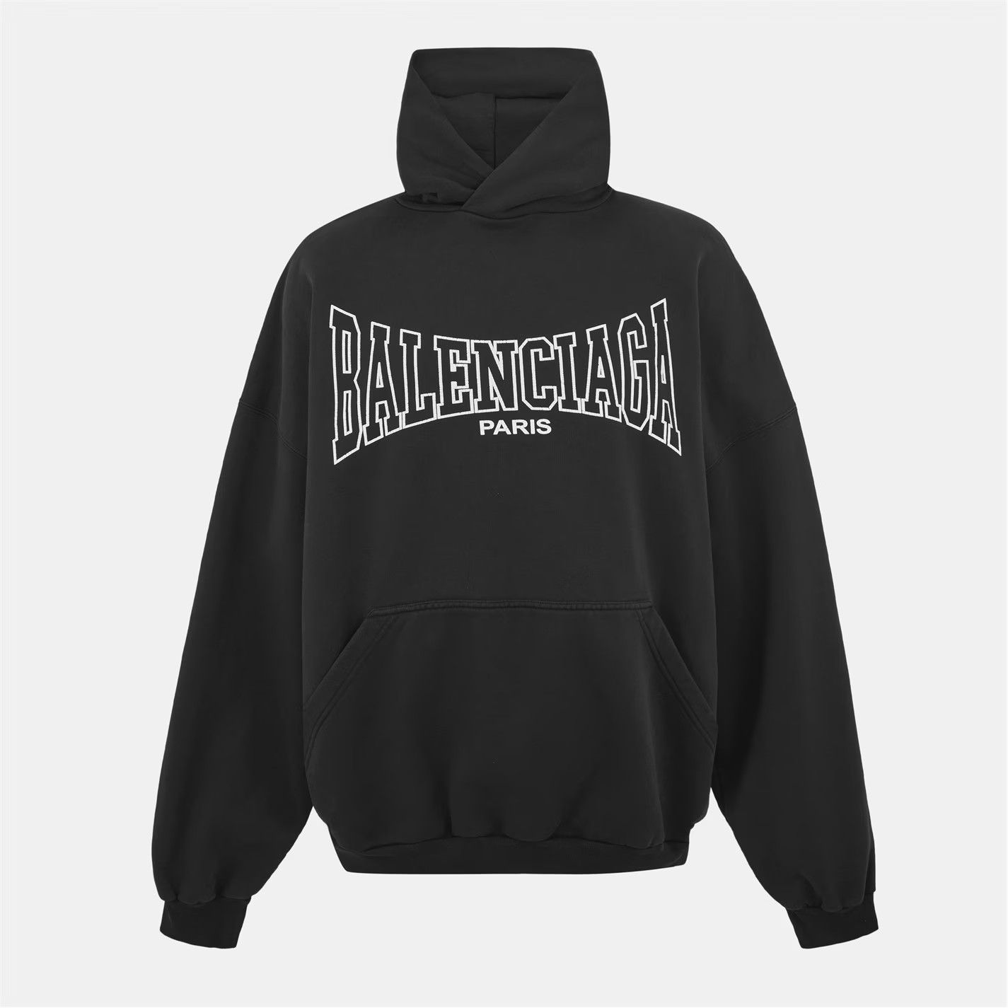 Balenciaga o1g2r1mq0226 Boxing Oth Hoodie In Black Size US S / EU 44-46 / 1 - 1 Thumbnail