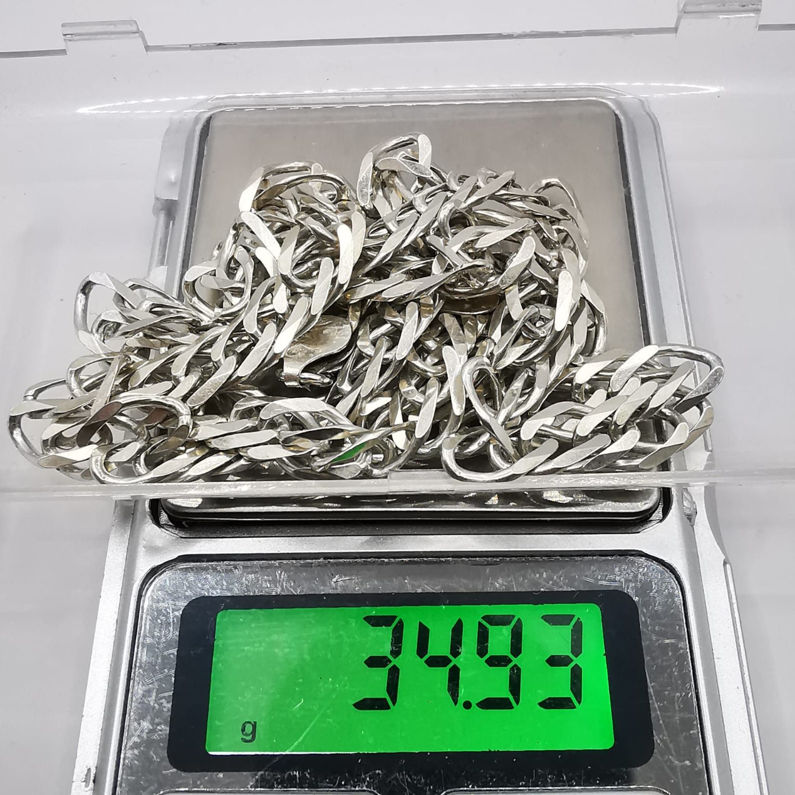 Sterling Silver Vintage Jewelry Chain, 925 Sterling Silver 34,93g Size ONE SIZE - 3 Thumbnail