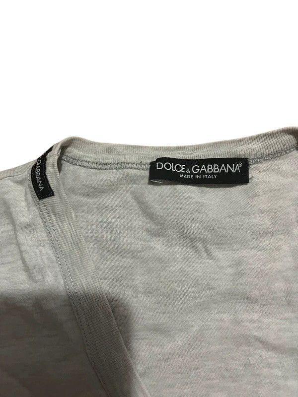 Dolce & Gabbana Dolce & Gabbana “Martini” Metrosexual Logo V-Neck T-Shirt Size US M / EU 48-50 / 2 - 2 Thumbnail