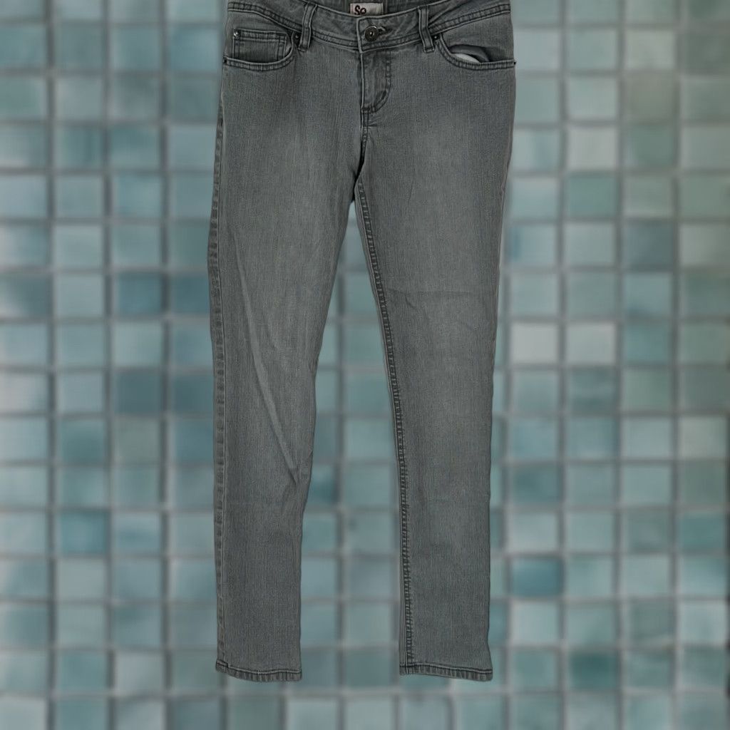 Vintage Maurices Jeans Skinny Womens Low Rise Distressed Blue Denim Size Small Size 28" / US 6 / IT 42 - 1 Thumbnail
