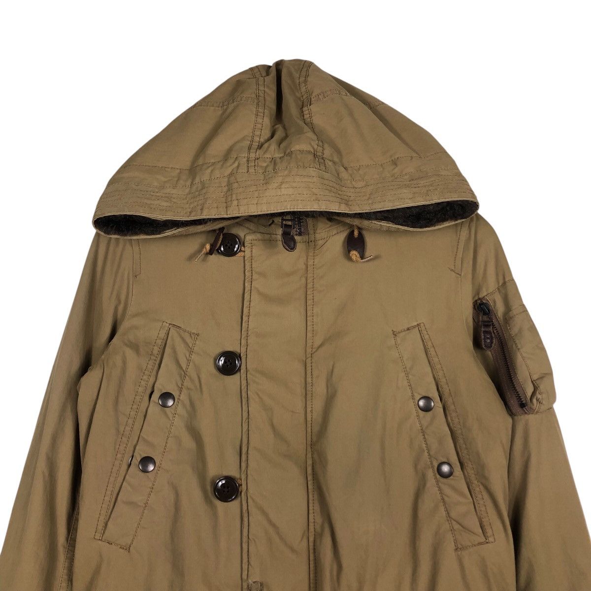 Japanese Brand 📌Vintage Parka Jacket Johnbull Mink Fur Hoodie LGB Chore Size US S / EU 44-46 / 1 - 4 Thumbnail