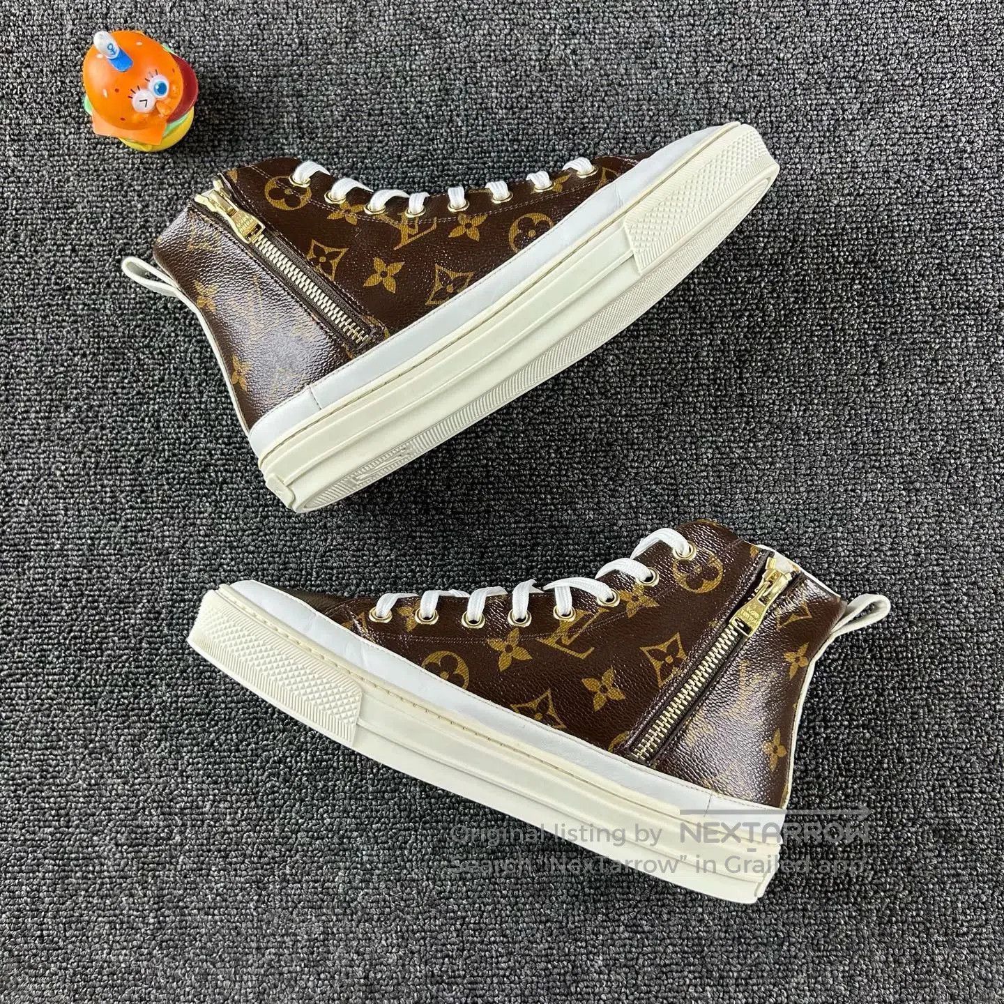 Louis Vuitton Louis Vuitton High-Top Sneakers. Size US 6.5 / EU 39-40 - 3 Thumbnail