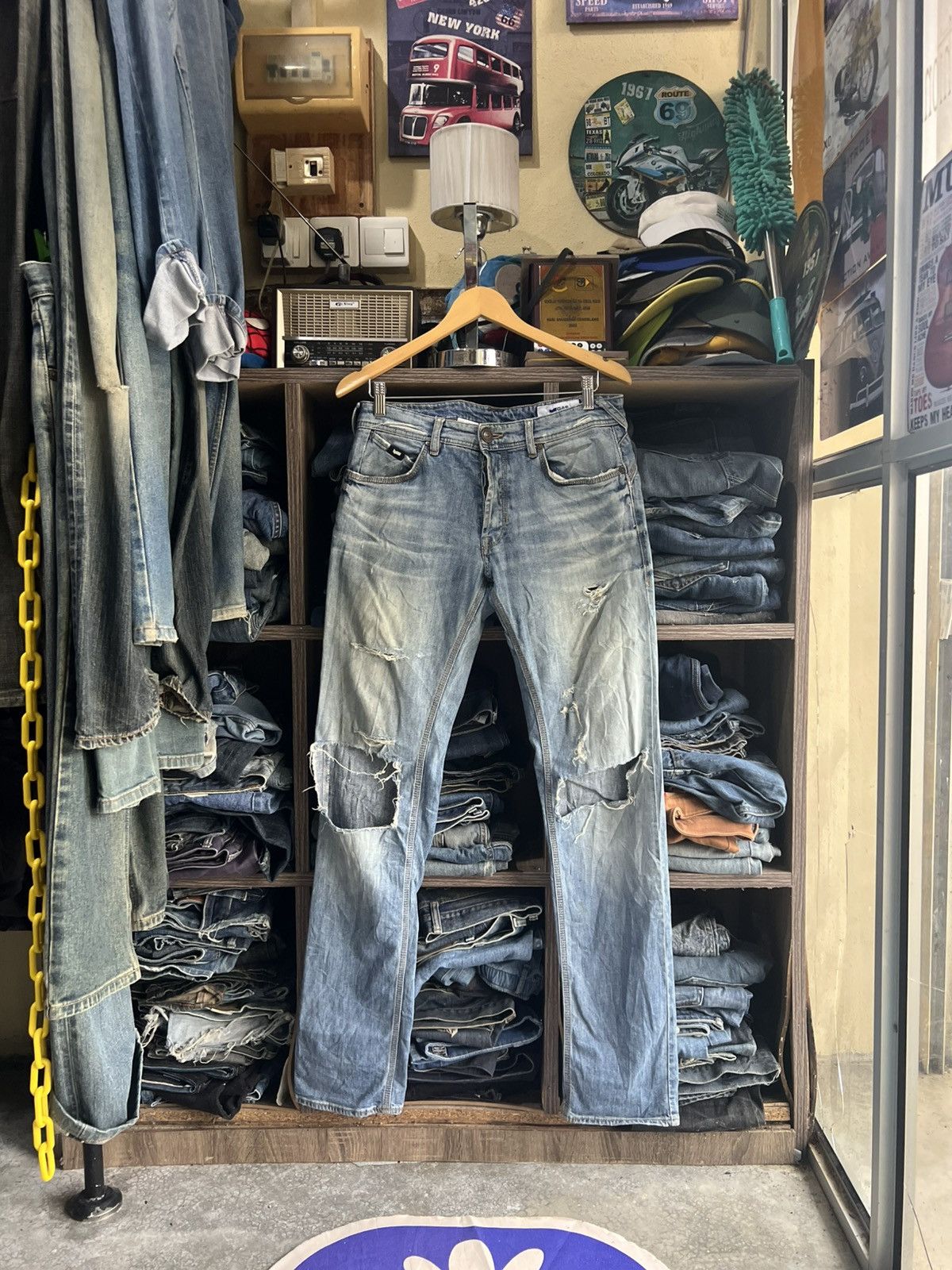 GAS 🔥Rare Gas Distressed Denim Size US 32 / EU 48 - 1 Thumbnail