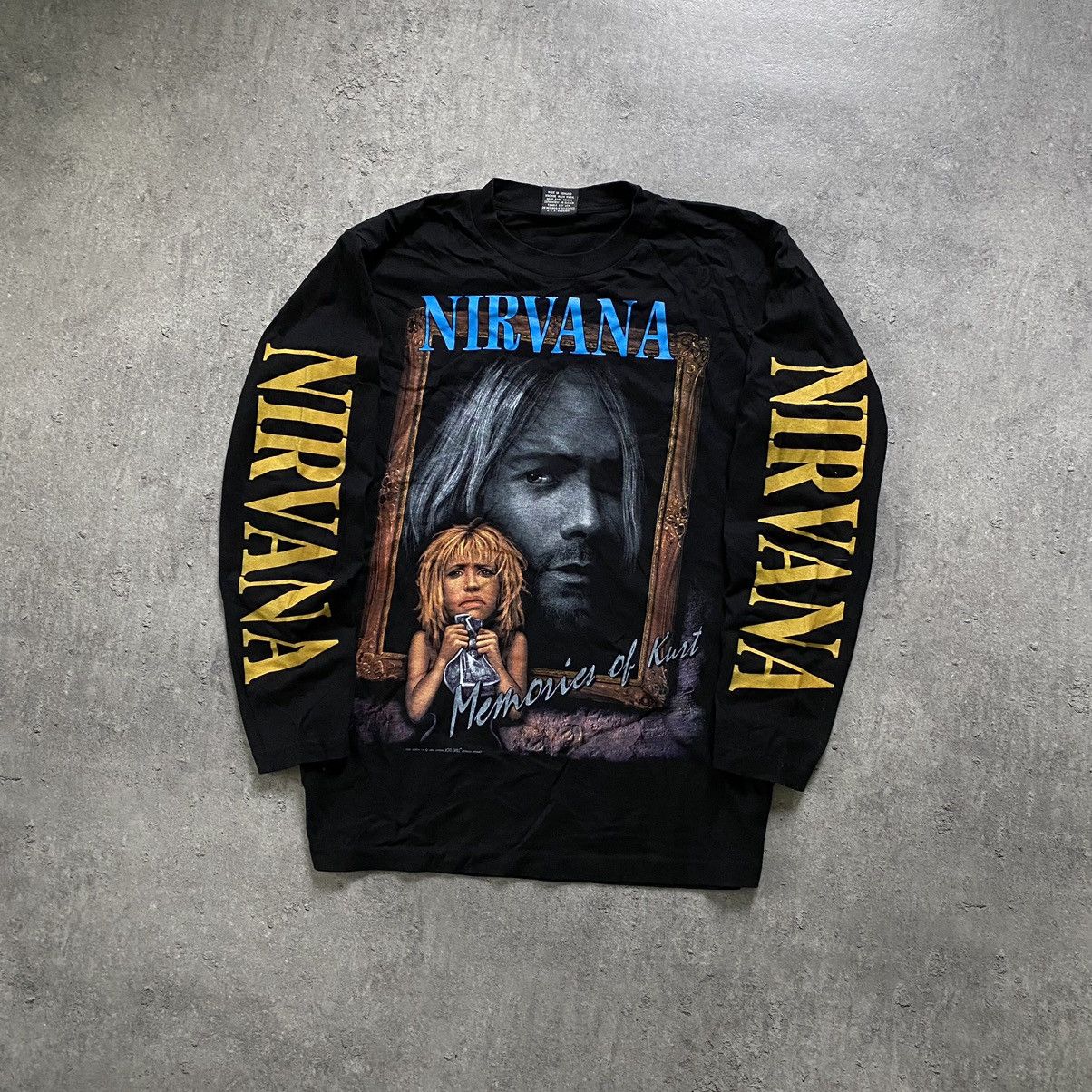 Nirvana × Vintage Nirvana Kurt Cobain 1996 Memories of Kurt Longsleeve Size US L / EU 52-54 / 3 - 1 Thumbnail