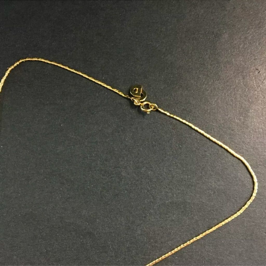 Dior Christian Dior heart with crystal rhinestones necklace Size ONE SIZE - 3 Thumbnail
