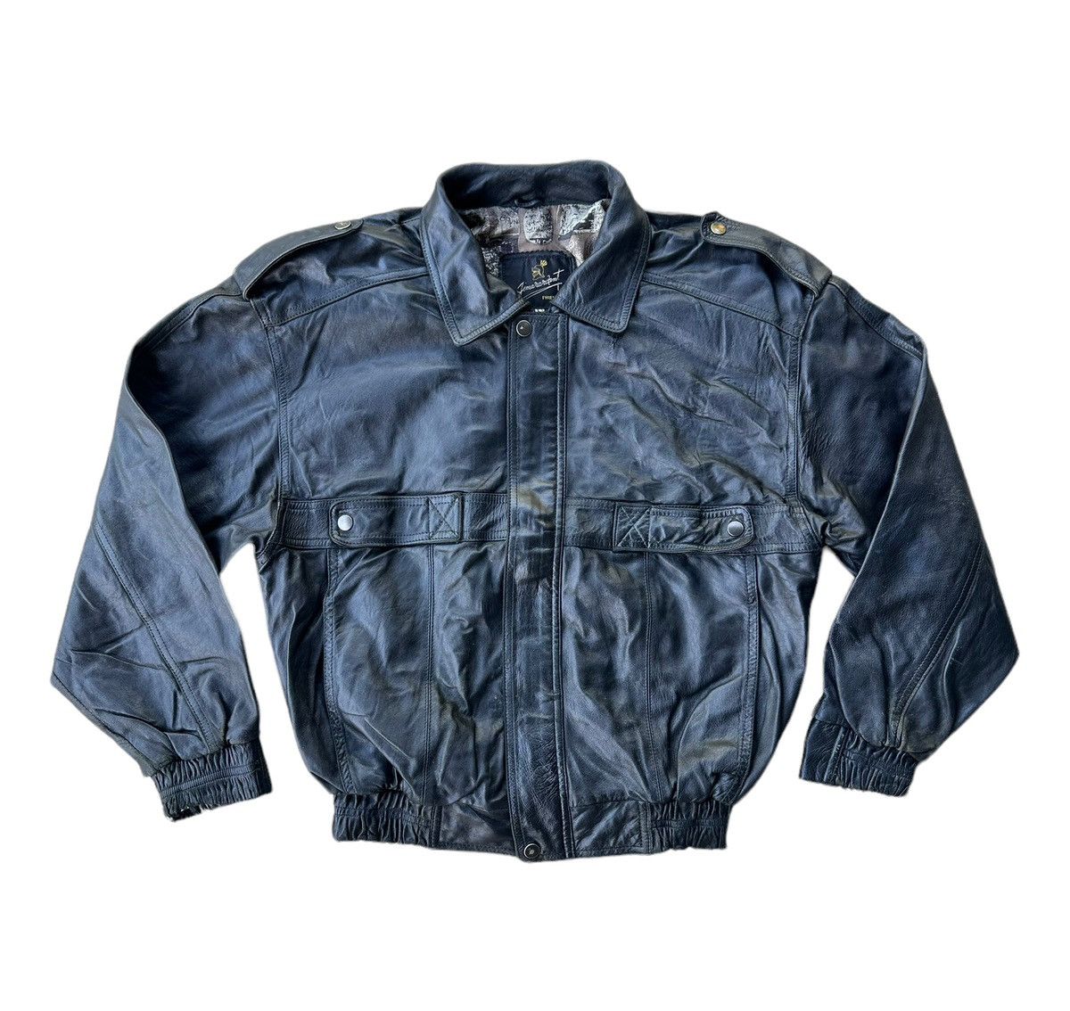 Vintage leather jacket Size US L / EU 52-54 / 3 - 6 Thumbnail