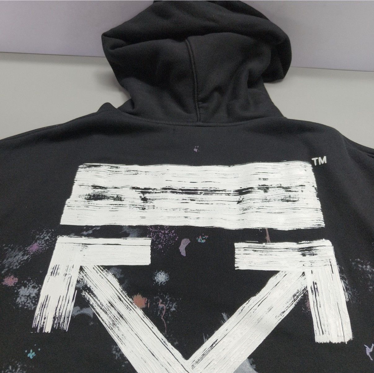 Off-White Diag Galaxy Brushed Over Hoodie Size US M / EU 48-50 / 2 - 5 Thumbnail