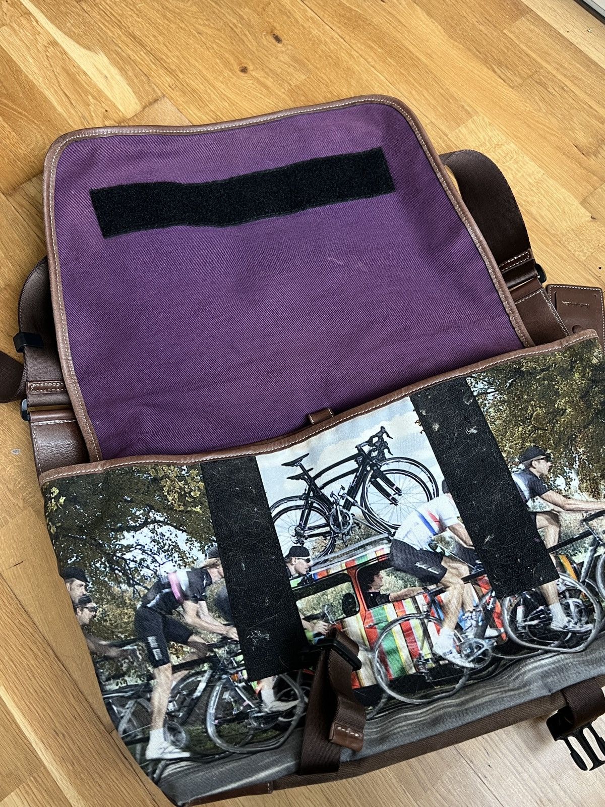 Paul Smith Paul Smith Mini Car &Rapha Cycling Team Cotton Leather Bag Size ONE SIZE - 9 Thumbnail