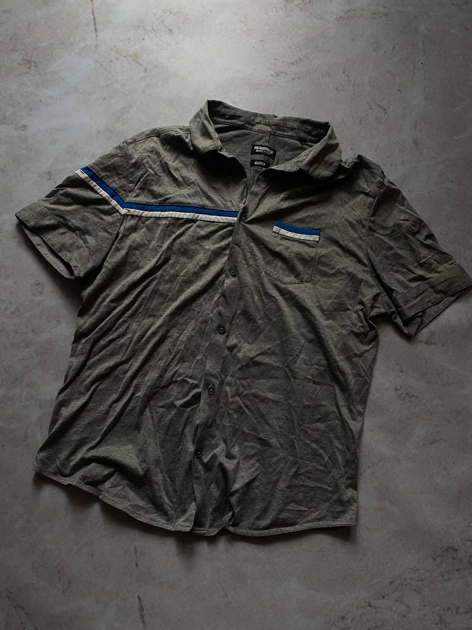 Dirk Bikkembergs × Vintage Vintage Dirk Bikkembergs Cropped Short Sleeve Shirt Buttons Size US L / EU 52-54 / 3 - 2 Thumbnail