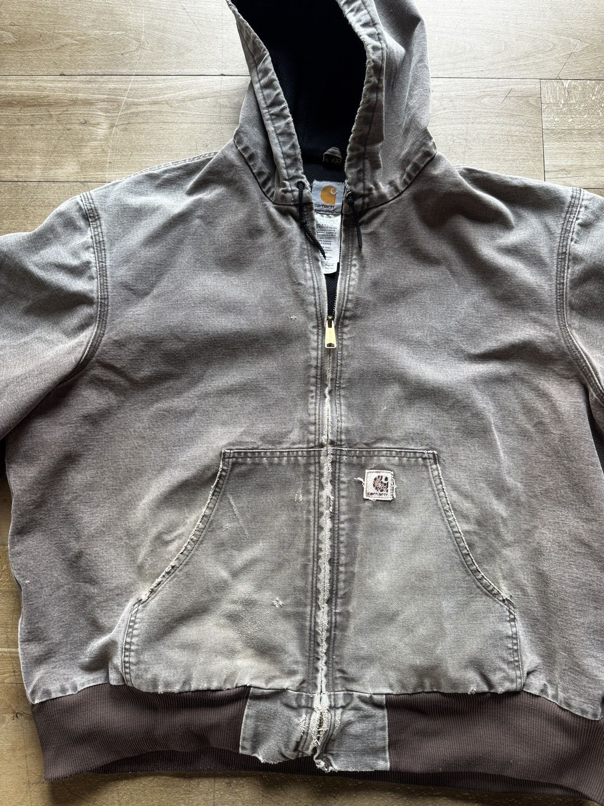 Carhartt × Vintage Vintage Carhartt denim worker Jacket Size US XXL / EU 58 / 5 - 2 Thumbnail