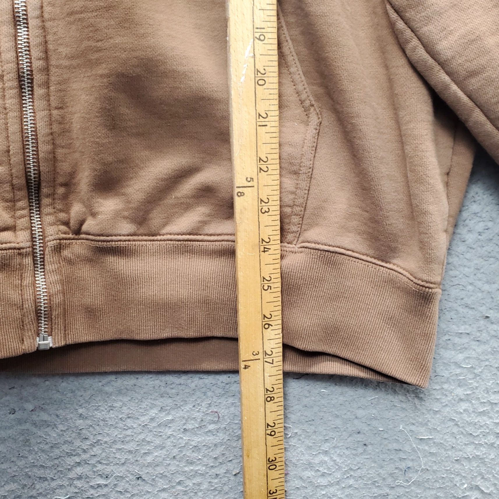 Brandy Melville Brandy Melville Hoodie Womens XL Brown Fleece Lined Relaxed Pouch Pocket Full Zip Hoodie Womens XL Brown Brandy Melville Size XL / US 12-14 / IT 48-50 - 3 Thumbnail