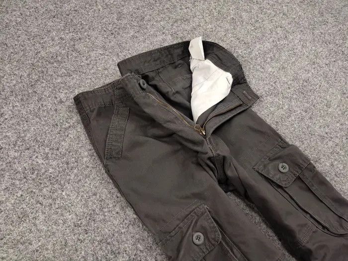 Japanese Brand Vintage 90's Cargo Pants Travis Scott Japan Pocket Gray Size US 32 / EU 48 - 7 Thumbnail
