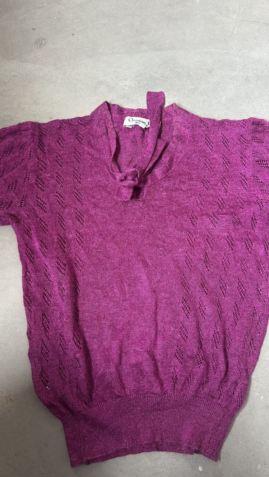 Christian Dior Monsieur VINTAGE CHRISTIAN DIOR KNITWEAR TOP Size M / US 6-8 / IT 42-44 - 2 Thumbnail