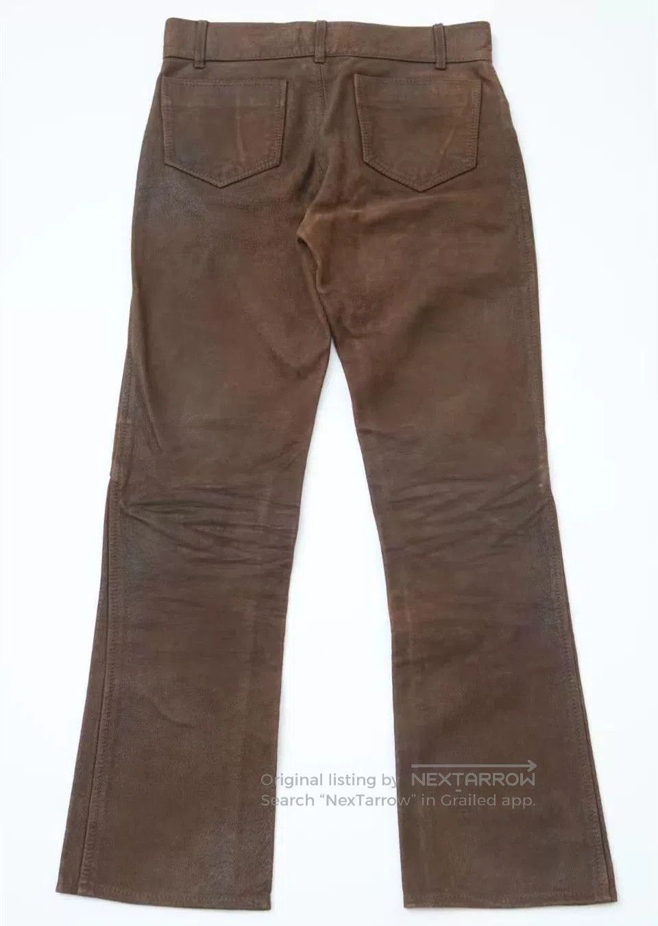 RRL Ralph Lauren RRL Vintage Distressed Leather Western Pants. Size US 31 - 4 Thumbnail