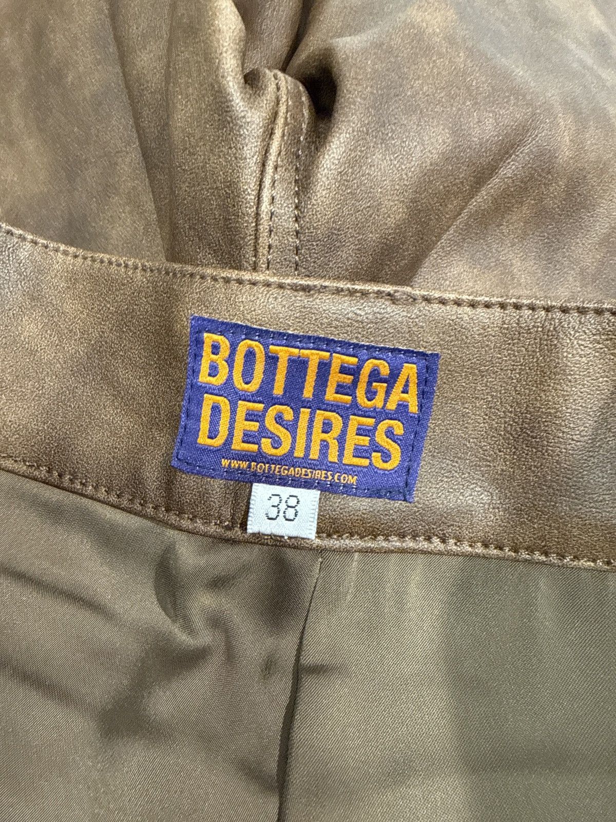 Bottega Desires Bottega Desires Leather Shorts Size US 38 / EU 54 - 3 Thumbnail