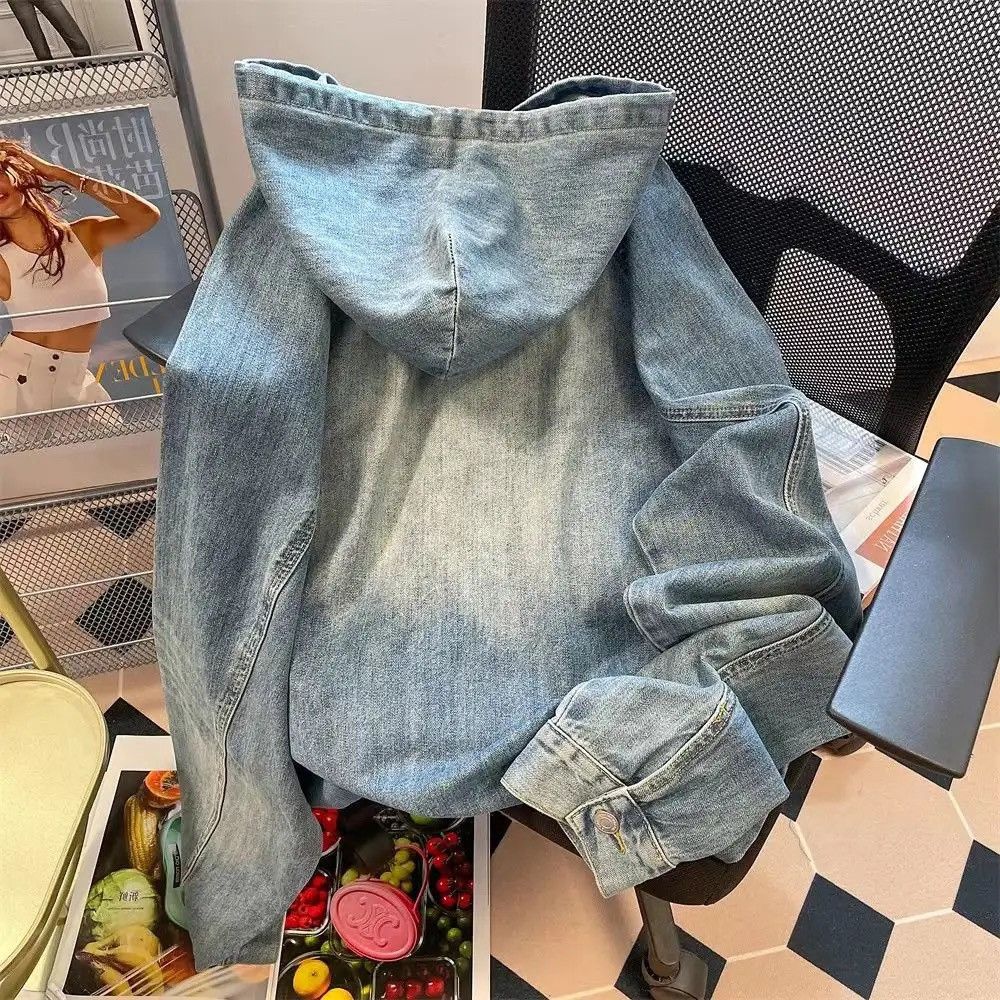 Vintage Oversize sweatshirt hoodie in hip-hop retro jeans style y2k Size US L / EU 52-54 / 3 - 2 Thumbnail