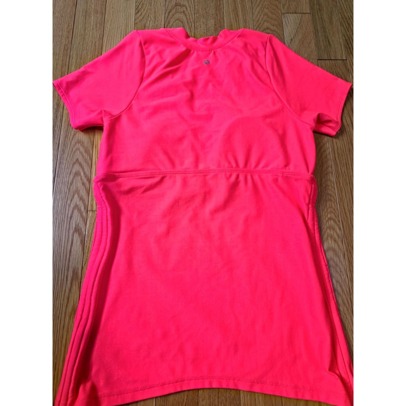 NEXT NEXT Rash Guard Swim Top Womens 34B/C Pink Short Sleeve Round Neck 1/2 Zip Shirt Swim Top Womens Size XXS / US 00 / IT 34 - 6 Thumbnail