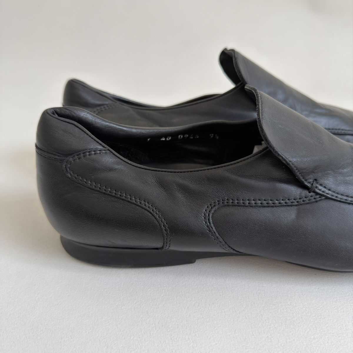 Prada Black Panelled Leather ‘Hybrid’ Loafers Size US 11 / EU 44 - 3 Thumbnail