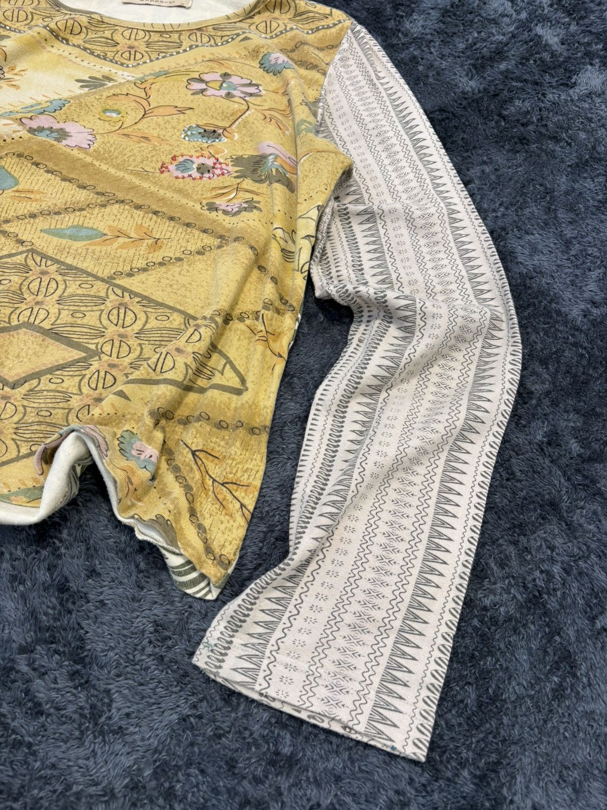 Hysteric Glamour Japan Vintage Floral Y2K LGB Style Longsleeve Size L / US 10 / IT 46 - 3 Thumbnail