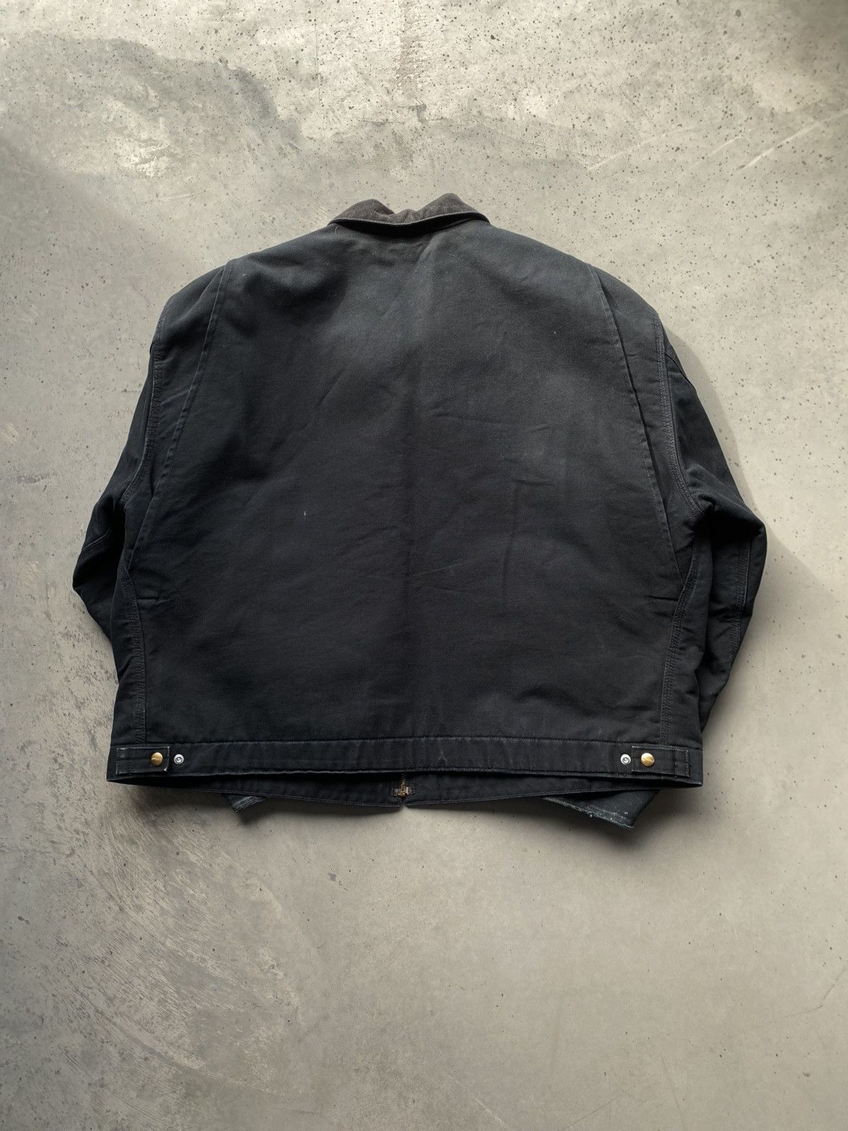Carhartt Vintage Black Carhartt Detroit Blanket Lined Work Jacket Size US XXL / EU 58 / 5 - 4 Thumbnail