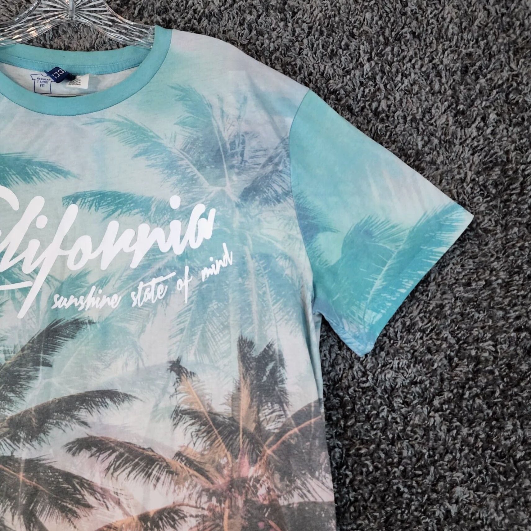 Altea VINTAGE Divided Graphic Tee Men’s Large Teal Beach California Size US 33 - 3 Thumbnail