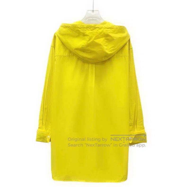 Loewe Loewe Yellow Logo Hidden Pattern Printed Cotton Hooded Dra Size XS / US 0-2 / IT 36-38 - 2 Thumbnail
